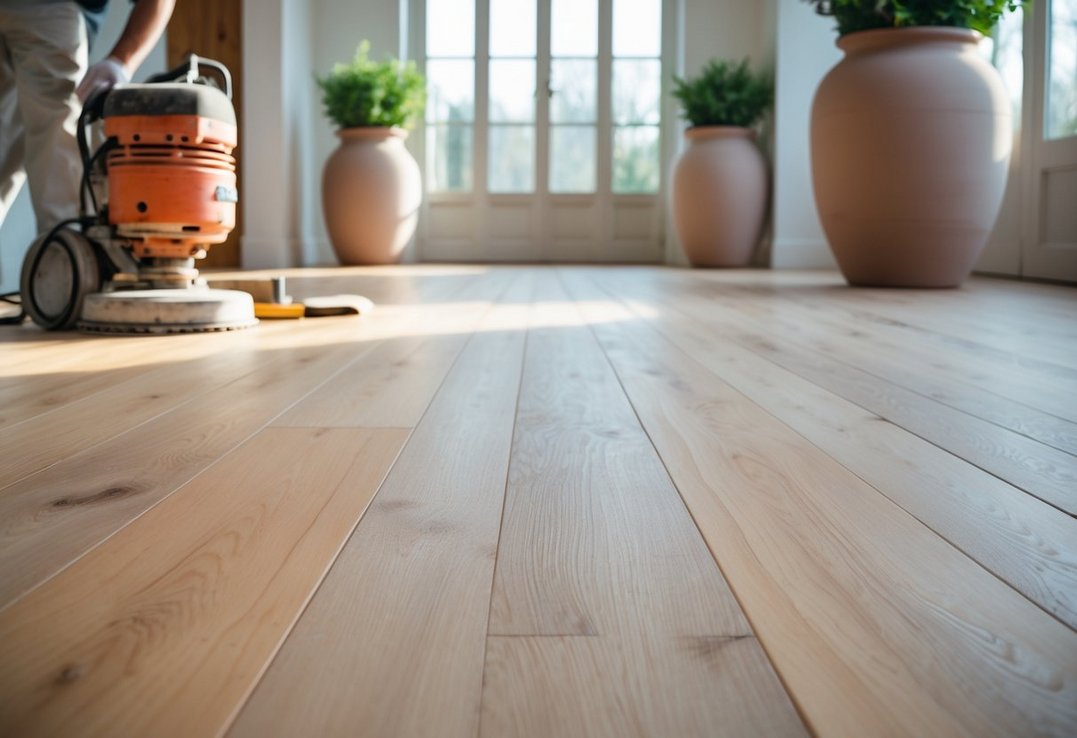 Inden køber store og tunge gulvvaser så overvej om gulvet skal slibes og efterbehandles først Inden køber store og tunge gulvvaser så overvej om gulvet skal slibes og efterbehandles først